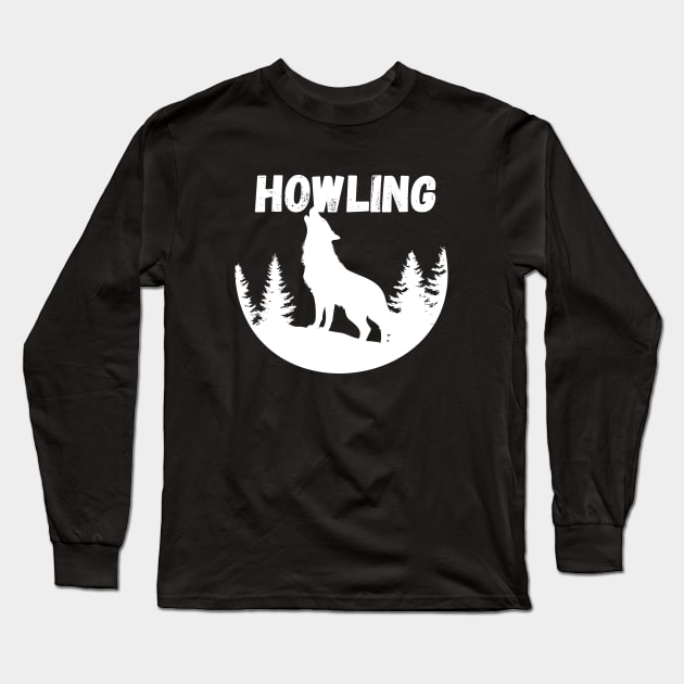 Howling Long Sleeve T-Shirt by Z And Z